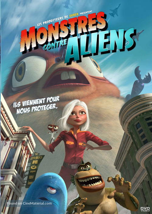 Monsters vs. Aliens - French Movie Cover