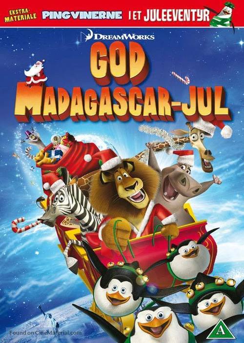 Merry Madagascar - Danish DVD movie cover