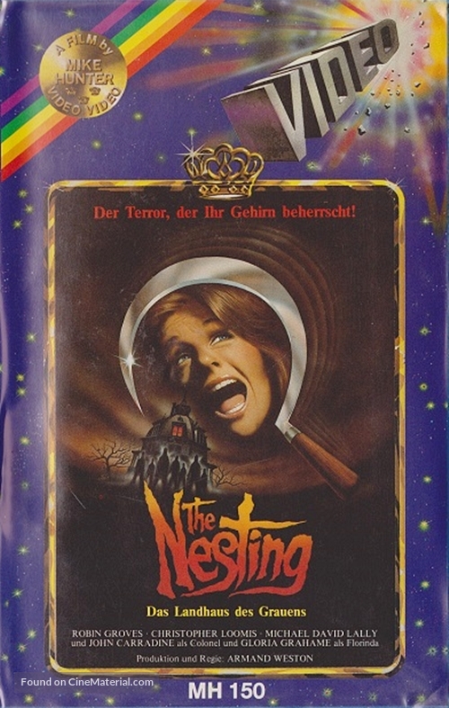 The Nesting - German VHS movie cover