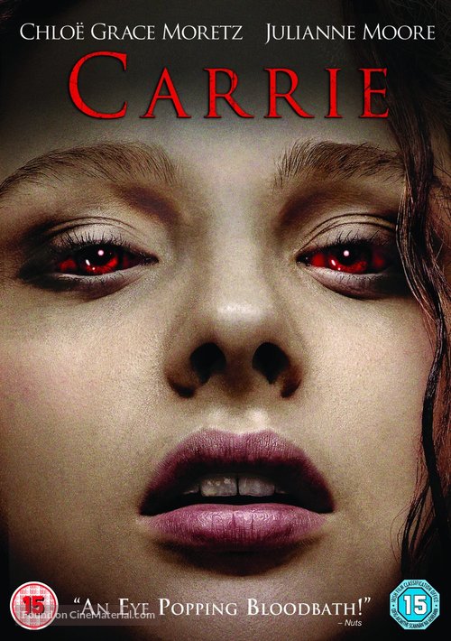 Carrie - British DVD movie cover