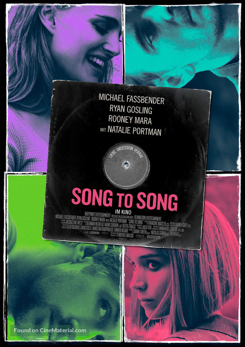 Song to Song - German Movie Poster