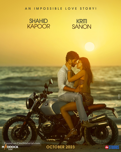 Untitled Shahid Kapoor/Kriti Sanon Film - Indian Movie Poster