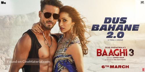 Baaghi 3 - Indian Movie Poster