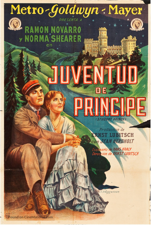 The Student Prince in Old Heidelberg - Argentinian Movie Poster