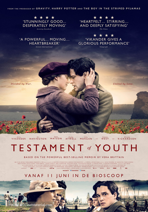 Testament of Youth - Dutch Movie Poster