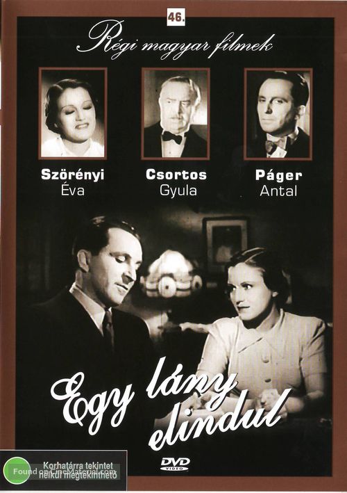 Egy l&aacute;ny elindul - Hungarian Movie Cover