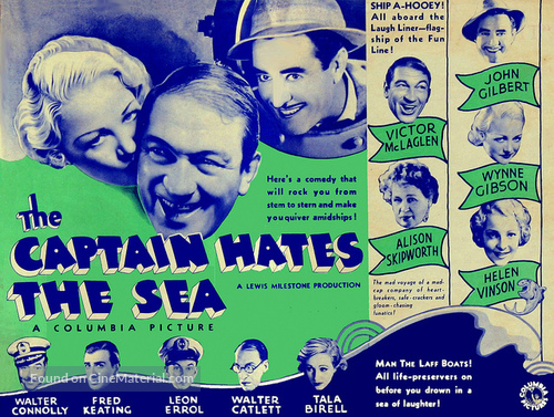 The Captain Hates the Sea - Movie Poster