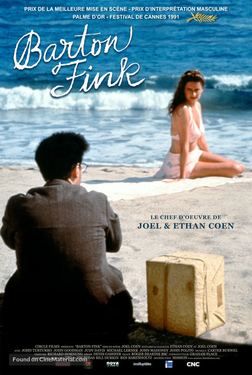 Barton Fink - French Re-release movie poster