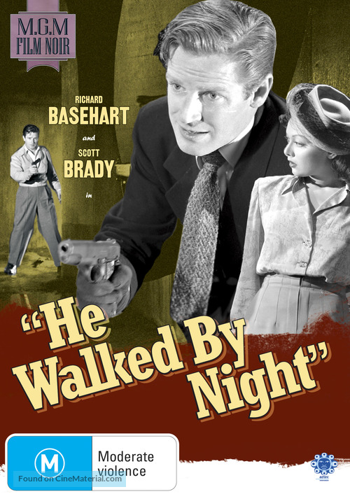 He Walked by Night - Australian DVD movie cover