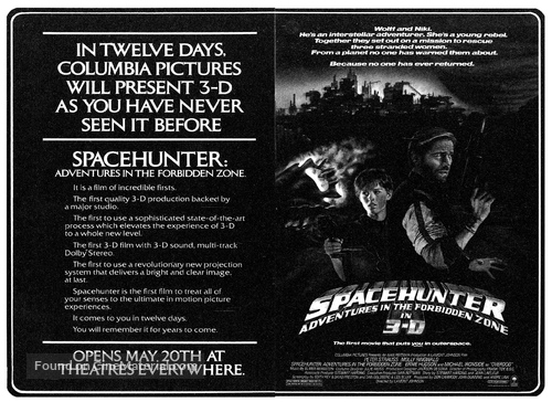 Spacehunter: Adventures in the Forbidden Zone - poster