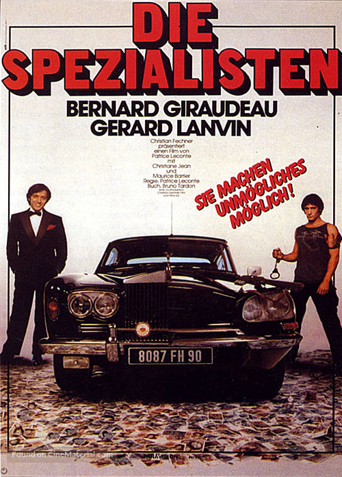 Sp&eacute;cialistes, Les - German Movie Poster