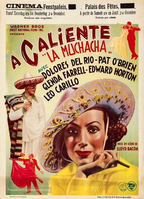 In Caliente - Belgian Movie Poster