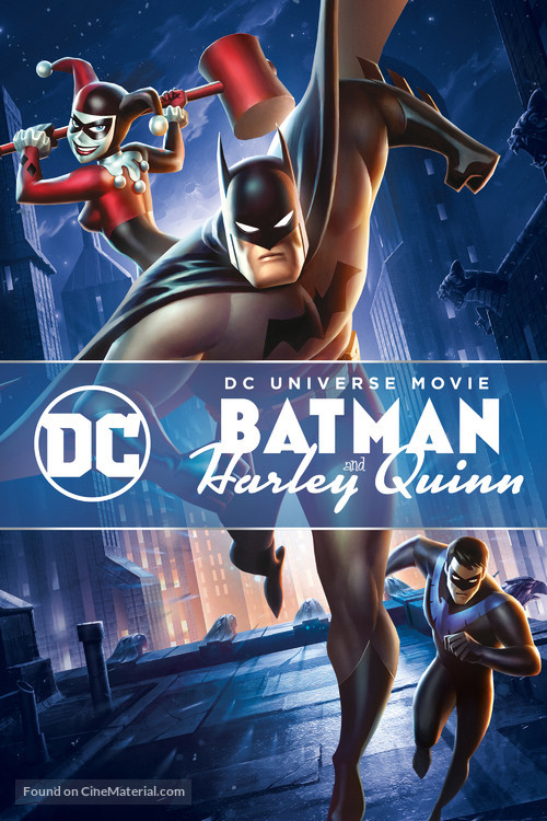 Batman and Harley Quinn (2017) British movie cover