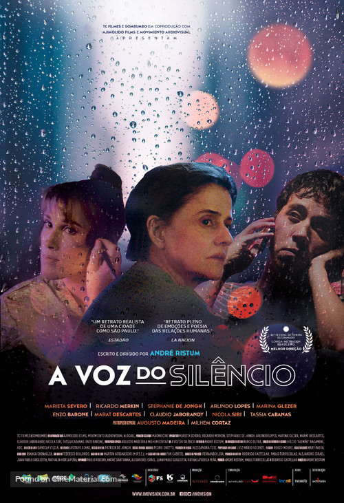 A Voz do Sil&ecirc;ncio - Brazilian Movie Poster