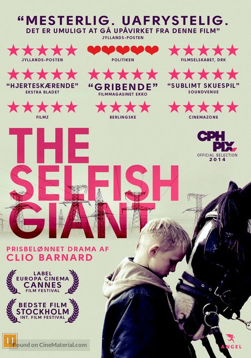The Selfish Giant - Danish DVD movie cover