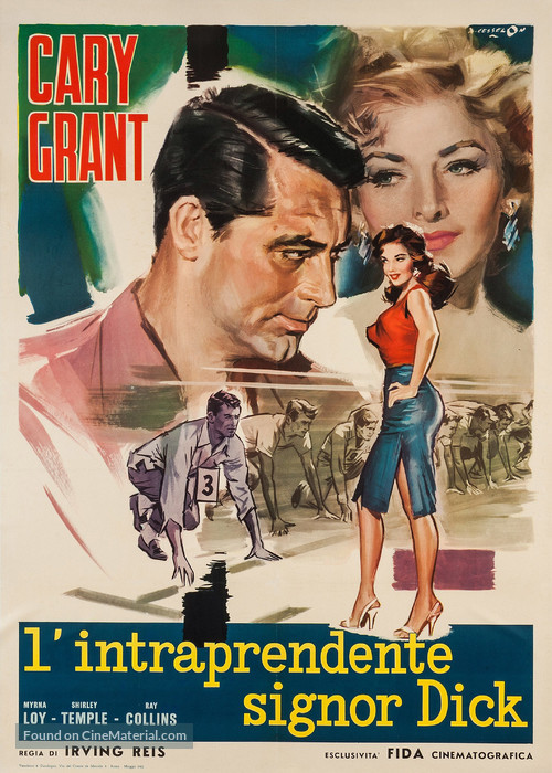 The Bachelor and the Bobby-Soxer - Italian Movie Poster