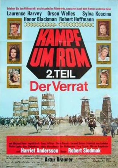 Kampf um Rom II - Der Verrat - German Movie Poster
