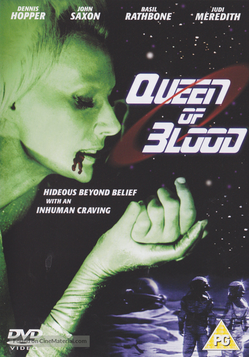 Queen of Blood - British DVD movie cover