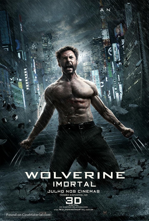 The Wolverine - Brazilian Movie Poster