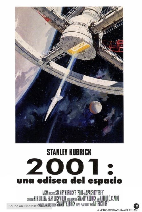 2001: A Space Odyssey - Spanish Movie Poster