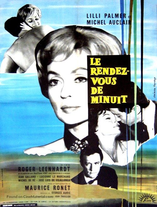 Le rendez-vous de minuit - French Movie Poster