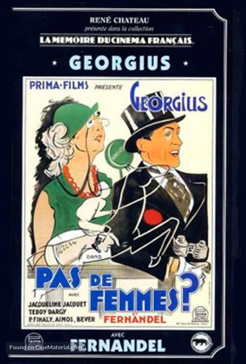 Pas de femmes - French Movie Cover