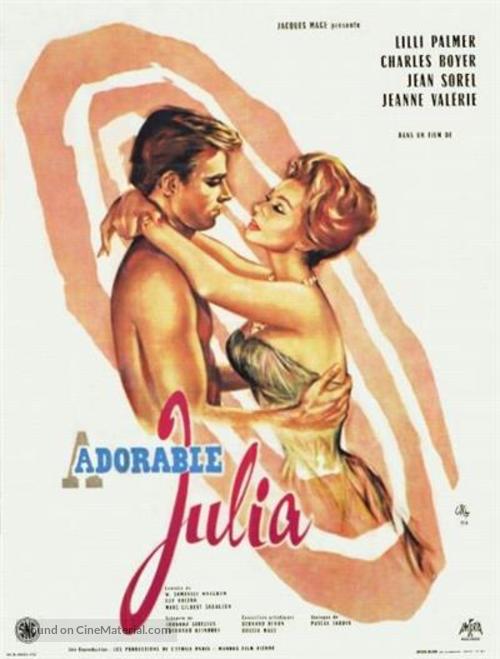 Julia, du bist zauberhaft - French Movie Poster