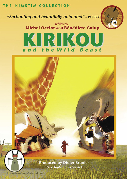 Kirikou et les b&ecirc;tes sauvages - DVD movie cover