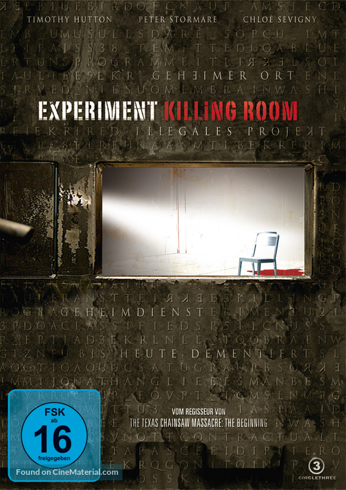 The Killing Room - German Movie Cover