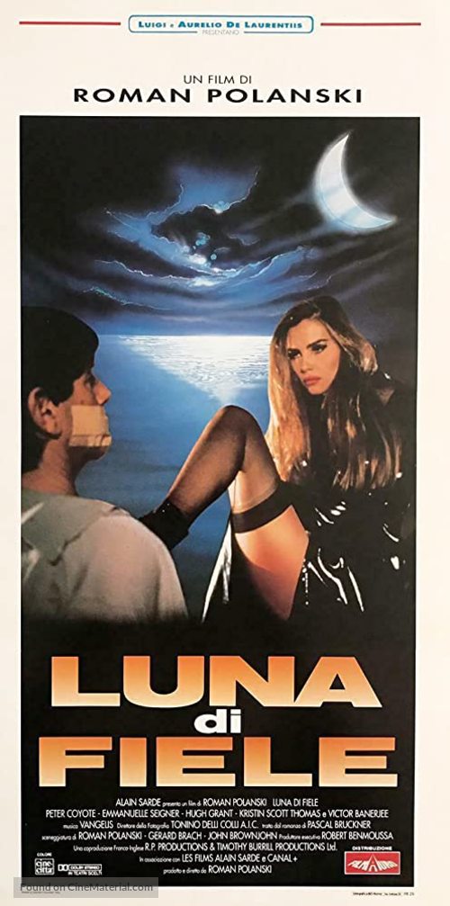 Bitter Moon - Italian Movie Poster