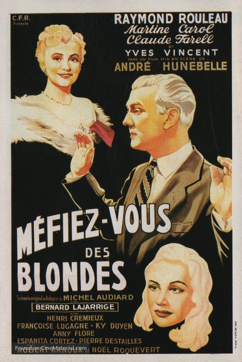 M&eacute;fiez-vous des blondes - French Movie Poster