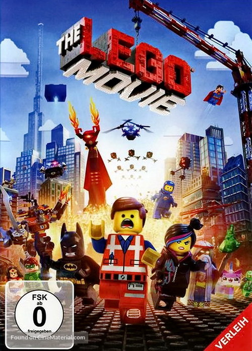 The Lego Movie - German DVD movie cover