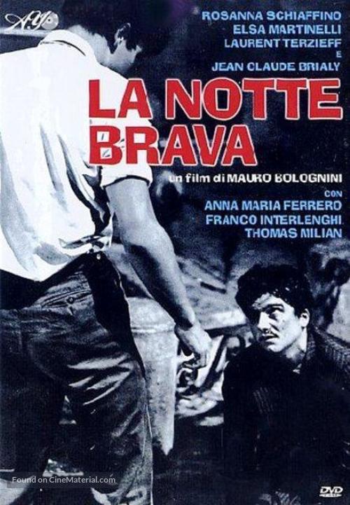 La notte brava - Italian DVD movie cover