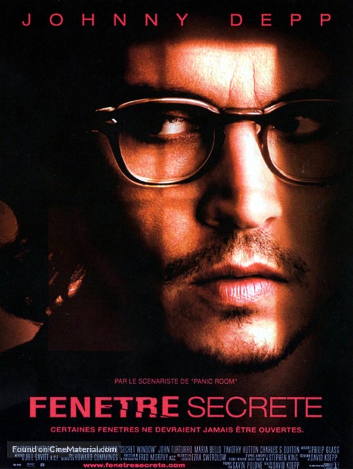 Secret Window - French Movie Poster