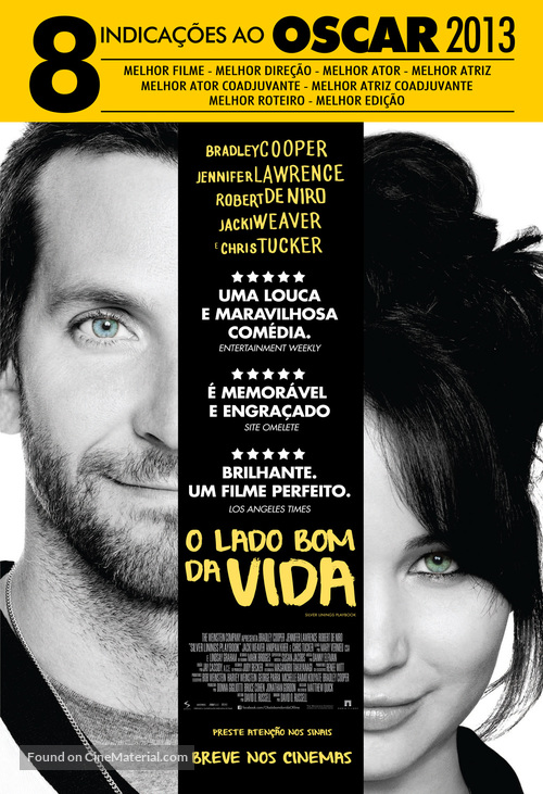 Silver Linings Playbook - Brazilian Movie Poster