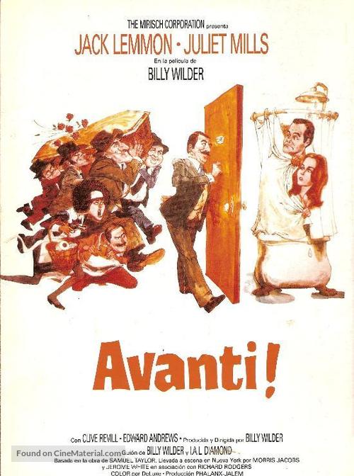 Avanti! - Spanish Movie Poster