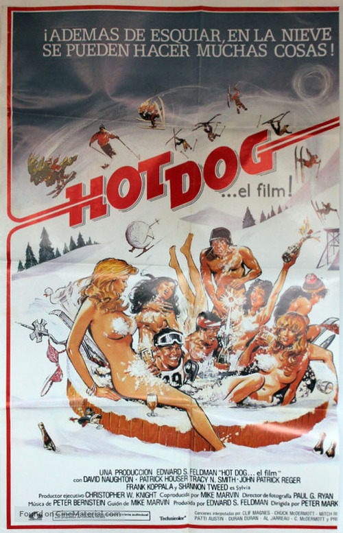Hot Dog... The Movie - Spanish Movie Poster