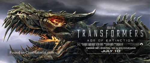 Transformers: Age of Extinction - British Movie Poster