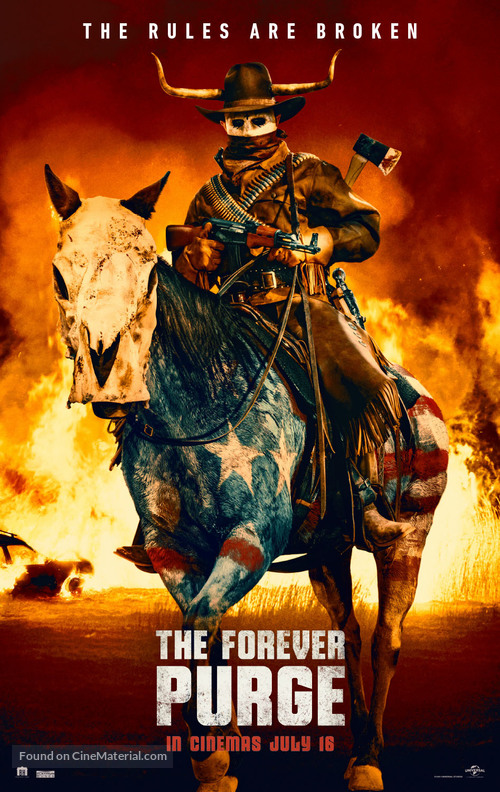 The Forever Purge - British Movie Poster