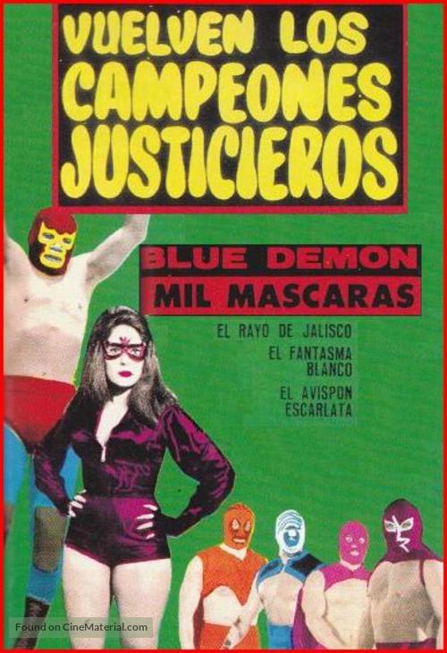Vuelven los campeones justicieros - Mexican Movie Cover