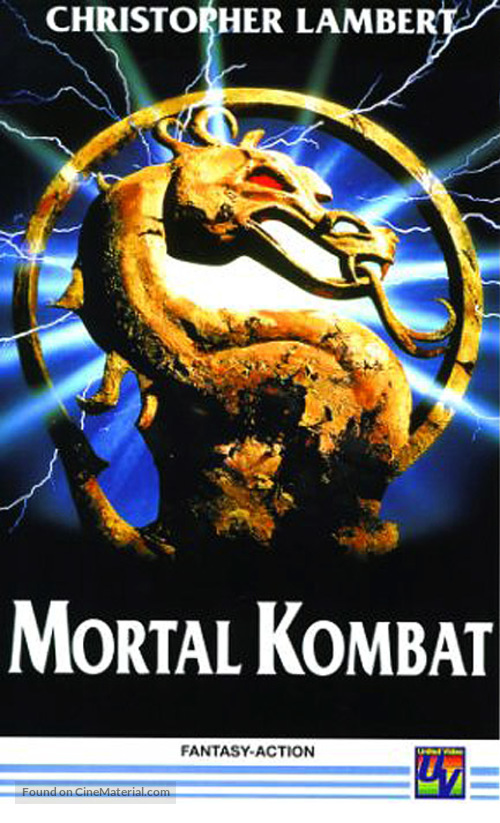 Mortal Kombat - Brazilian VHS movie cover