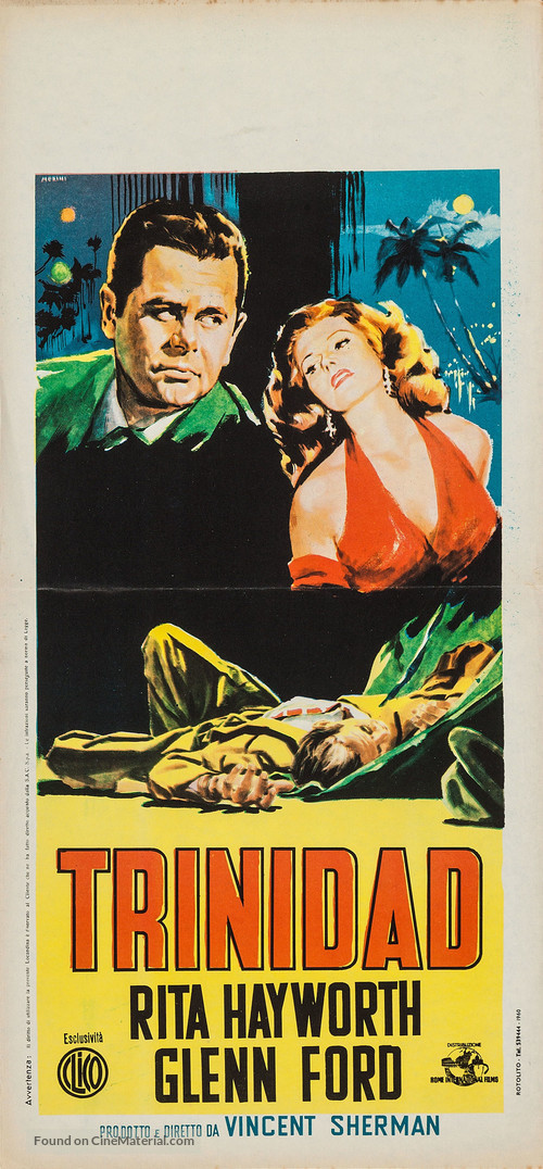 Affair in Trinidad - Italian Movie Poster