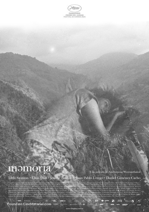 Memoria - Colombian Movie Poster