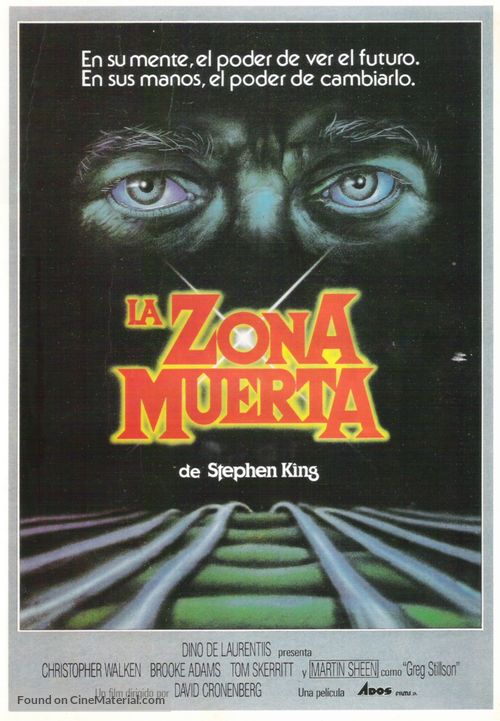 The Dead Zone - Spanish Movie Poster