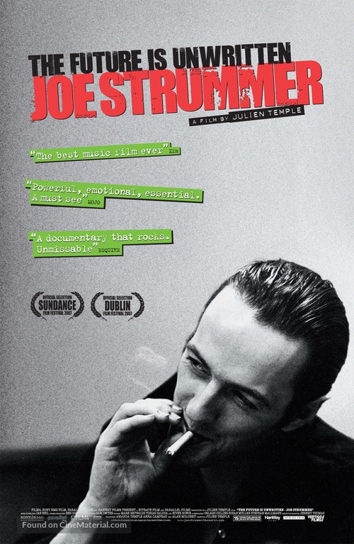Joe Strummer: The Future Is Unwritten - British Theatrical movie poster