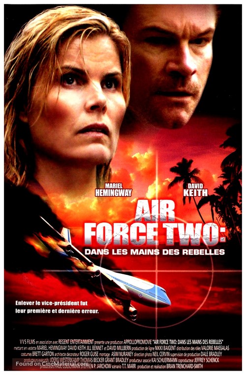 In Her Line of Fire - French VHS movie cover