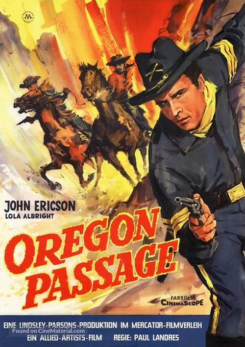 Oregon Passage - German Movie Poster