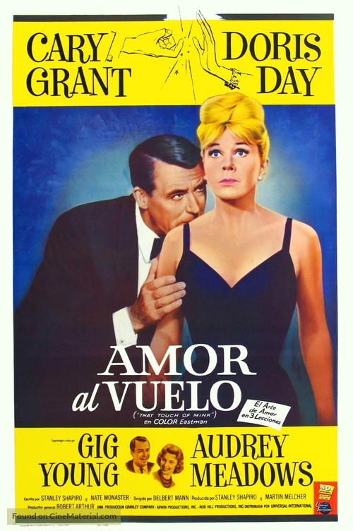 That Touch of Mink - Argentinian Theatrical movie poster