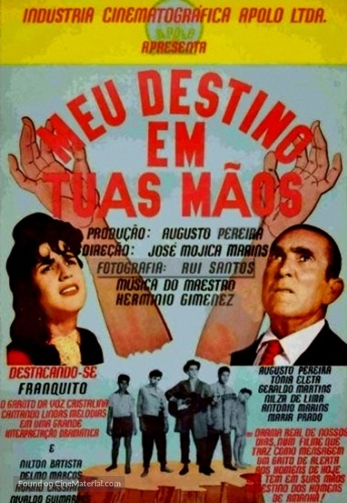 Meu Destino em Tuas M&atilde;os - Brazilian Movie Poster