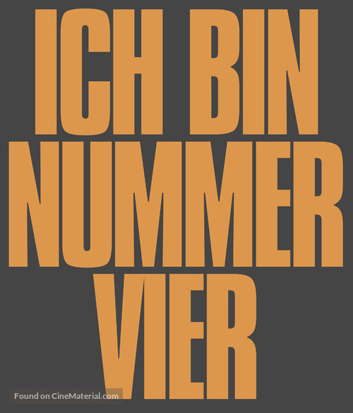 I Am Number Four - German Logo